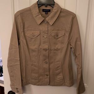 Almond Latte Charter Club Denim Jacket